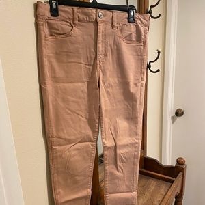 american eagle hi rise jeggings size 10